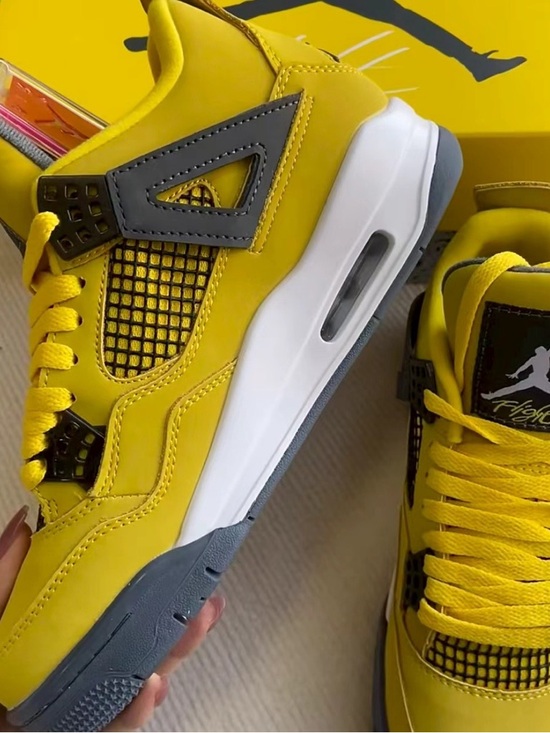 Jordan Other - Air Jordan 4 Retro ‘Lightning’ -Men's Sleek Sneakers Shoes
